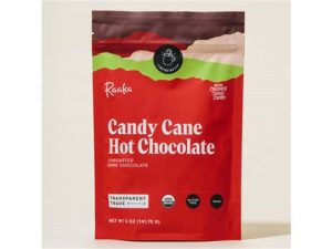 Raaka Candy Cane Hot Chocolate Powder 5oz