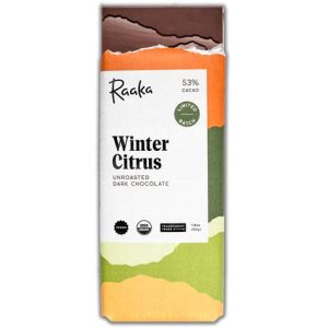Raaka Winter Citrus Chocolate Bar 1.8oz