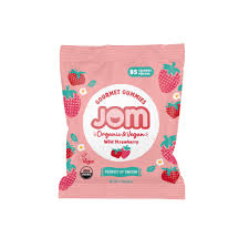 JOM Snack Pack Strawberry Organic Vegan Gummies 0.9oz