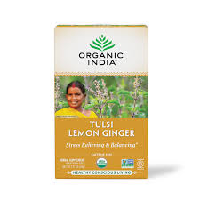 Organice India Tea Tulsi Lemon Ginger