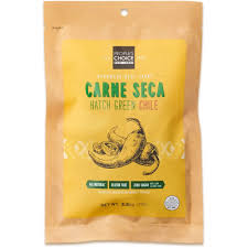 PEOPLE'S CHOICE Carne Seca Hatch Green Chile Handmade Beef Jerky 2.5oz