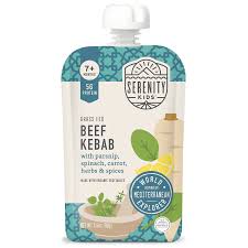 Serenity Kids Baby Food Beef Kebab 3.5oz