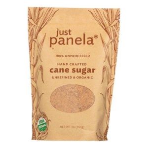 Just Panela "Real Raw Sugar" USDA Organic, Non-Turbinado, Cane, 1lb Bag