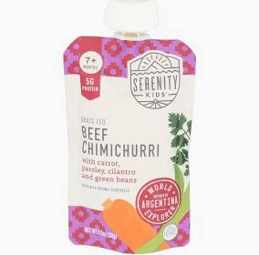 Serenity Kids Baby Food Beef Chimichurri 3.5oz