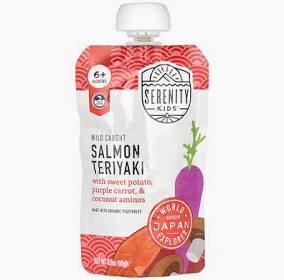 Serenity Kids Baby Food Salmon Teriyaki 3.5oz