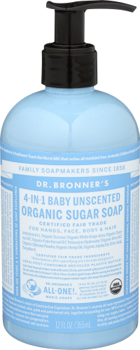 Dr. Bronner's Pump Soap Sugar Baby Organic 12oz