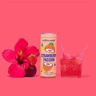 Wildwonder Organic Strawberry Passion Probiotic Sparkling Drink