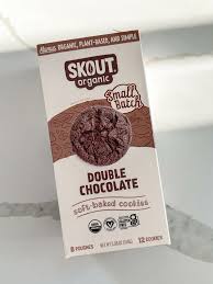 SKOUT Organic Double Chocolate Soft Baked Cookies 10 Cookies