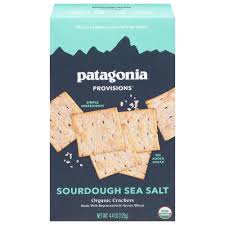 PATAGONIA Provisions Sourdough Sea Salt Organic Crackers 4.4oz