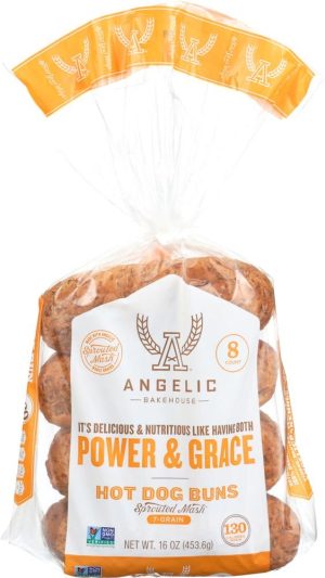 Angelic Bakehouse Sprouted 7-Grain Hotdog Bun