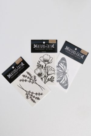 NATURE TATS Small Tattoos Assorted 2 Pack