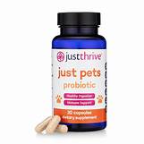 Just Thrive Just Pets Probiotic - 30 Capsules - Daily Digestive Support for Dogs - Gut Health Supplement for Large and Small Breeds