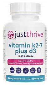 Just Thrive vita k2-7 Plus D3 60cap