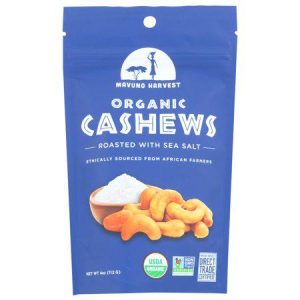 Mavuno Harvest Organic Cashews Roasted with Sea Salt