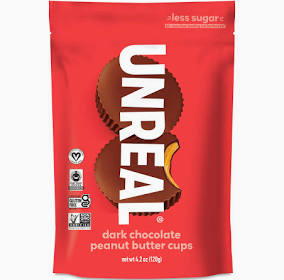 Unreal Chocolate Peanut Butter Cups 4.2oz