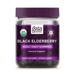 Gaia Herbs Black Elderberry 40 Gummies