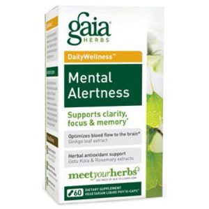 Gaia Mental Alertness 60 Liq Caps