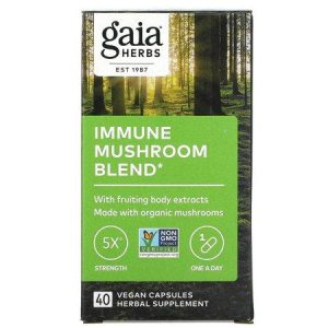 Gaia Immune Mushroom Blend 40 Capsules