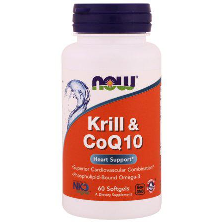 NOW Krill & Coq10 60sg