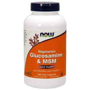 NOW MSM (GreenGrown® Glucosamine) Veg Capsules