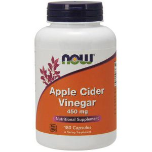 NOW Apple Cider Vinegar 450 mg 180vc
