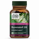 Gaia Resveratrol 150 - Beauty & Radiance Antioxidant Support Supplement - Made with Japanese Knotweed - Contains 150 mg Trans-Resveratrol per Serving