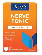 Hyland's NERVE Tonic Stress Relief Tablets, Natural Relief of Restlessness, Nervousness and Irritability 50ct