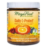 Megafood Daily C-Protect Booster Powder - Immune Support Nutritional Supplement - Drink Mix with Vitamin C & More - Gluten Free, Vegan & Made Without Dairy & Soy
