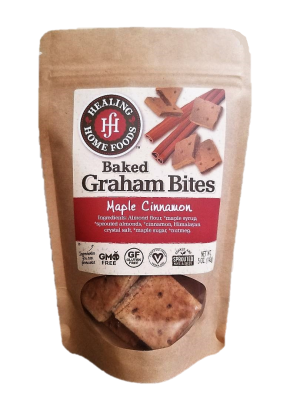 Healing Home Foods Maple Cinnamon Baked Graham Bites