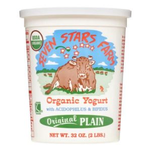 Seven Stars Farm Yogurt Plain Org 32oz