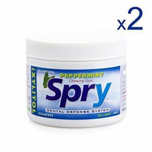Spry Xylitol Peppermint Chewing Gum