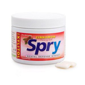 Spry Xylitol Chewing Gum Cinnamon, 100 Count