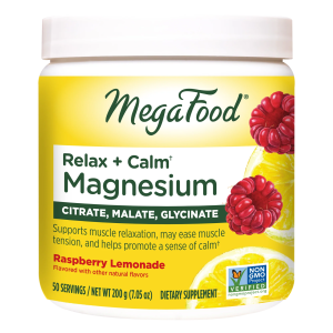 Megafood Relax + Calm Magnesium Raspberry Lemonade