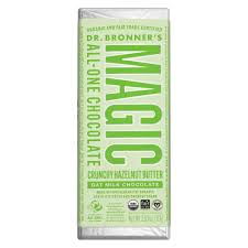 Dr. Bronner's Magic All - One Chocolate Bar Crunchy Hazelnut Oat Milk