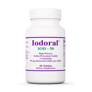Optimox IOdoral 50 mg - Original High Potency Lugol Solution Iodine Nutritional Supplement - Energy and Thyroid Support 30ct