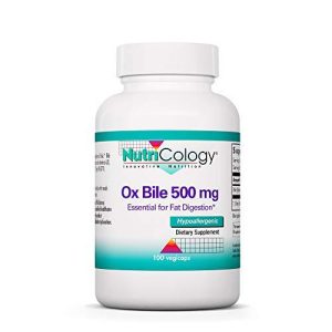 Nutricology OX Bile 500 mg - Fat Digestion, Liver, Metabolic, GI Support