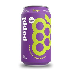 Poppi Grape Prebiotic Soda Single